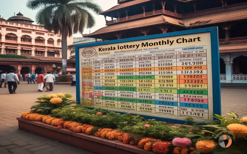 Kerala Lottery Monthly Chart